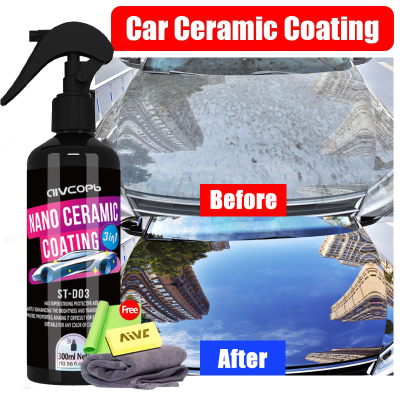 Car Wax Ceramic Coating - 3 In 1 Ceramic Car Coating