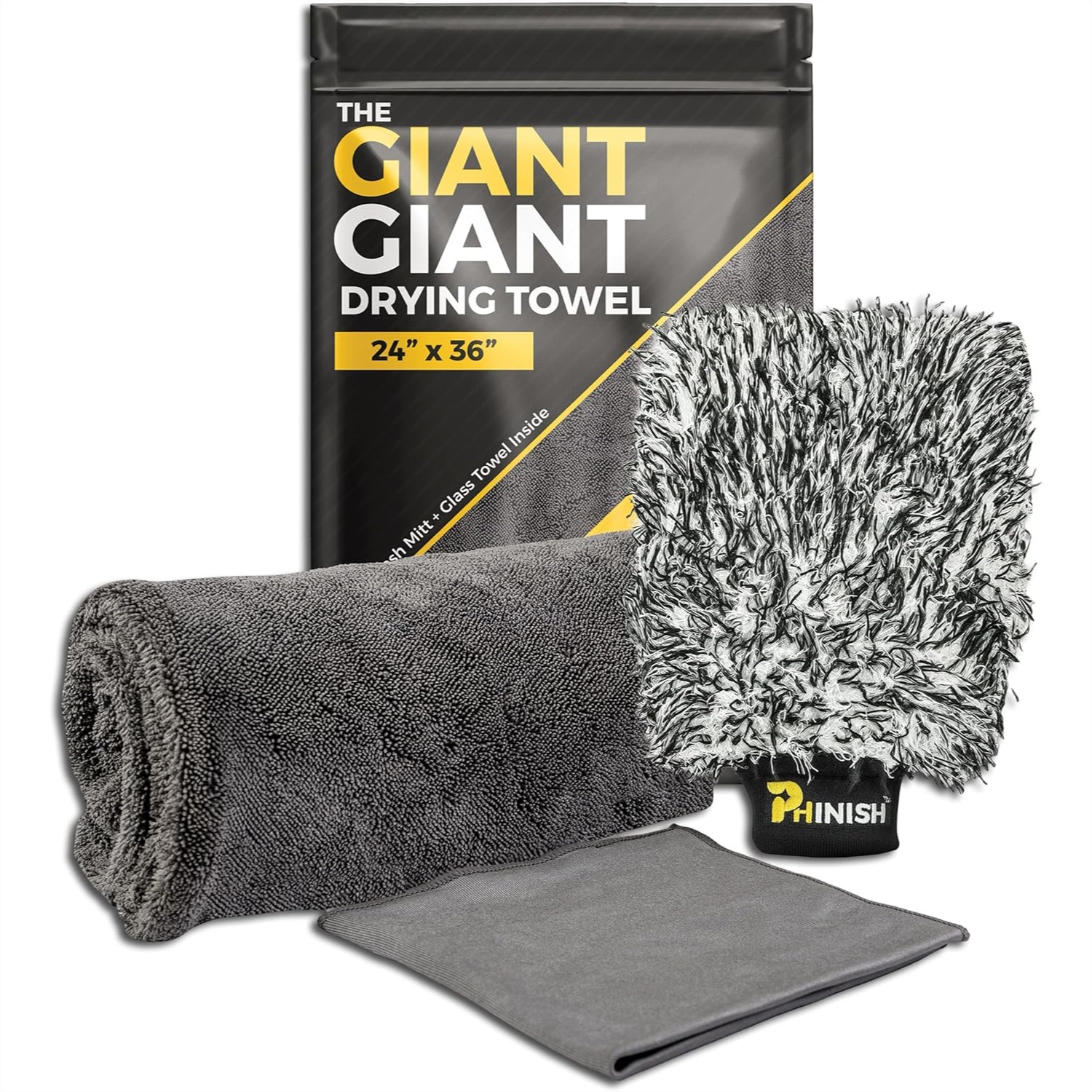24x36 Car Drying Towel 1200 GS - Microfiber Towel Detailing review and price