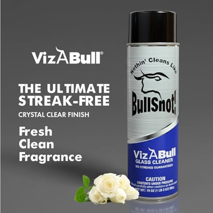 BullSnot VizABull Glass Cleane - Glass Cleaner Streak review and price