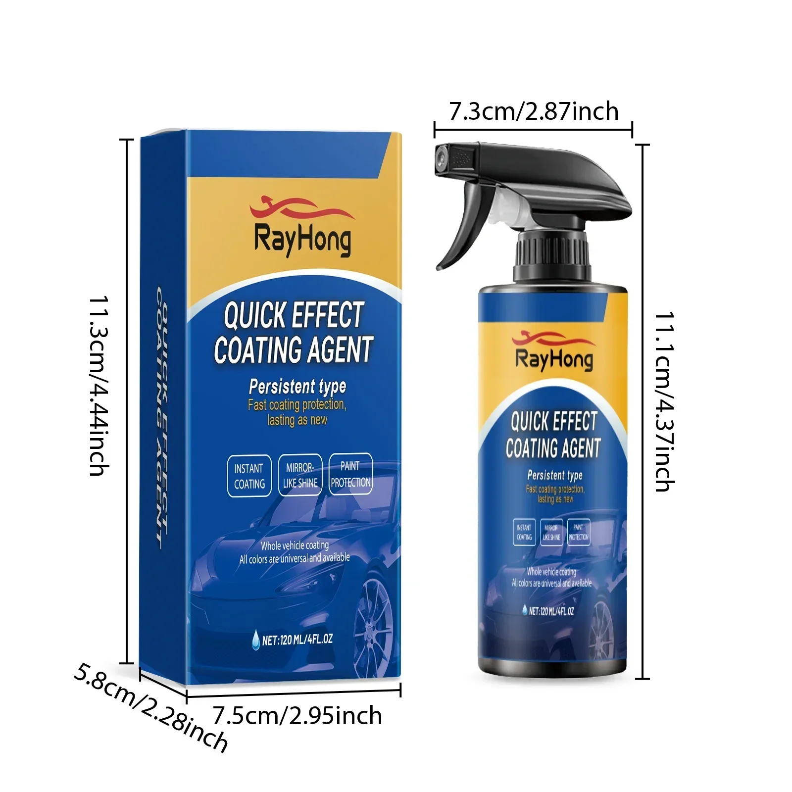 NEW Car Coating Spray Hydropho - Car Wax Ceramic Coating review and price
