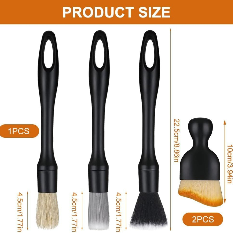 5pcs Automotive Detail Brush K - Interior Detailing Kit review and price