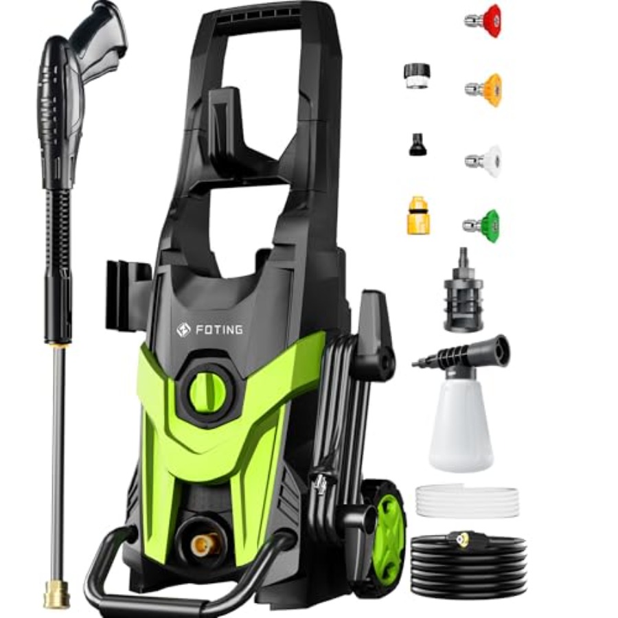 Power waher 4300PSI with 4 Qui - Foam Cannon Car Wash review and price