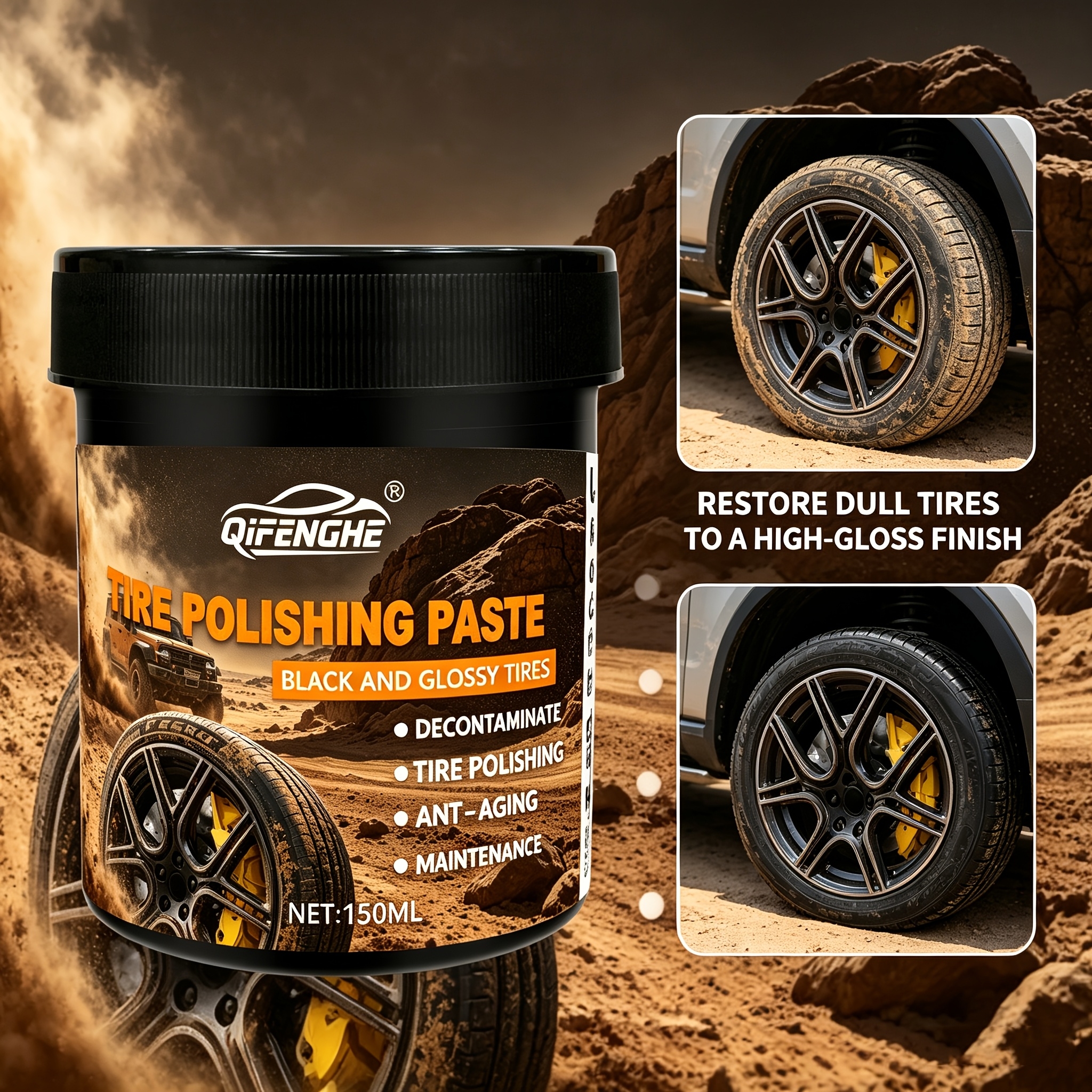 Car Tire Polish Paste Kit - Hi - Wax Applicator Pad review and price