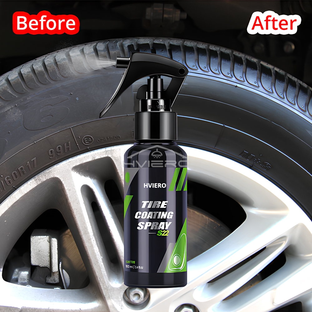 Tyre Gloss HVIERO S22 Tire Coa - Tire Shine Spray Sealant review and price