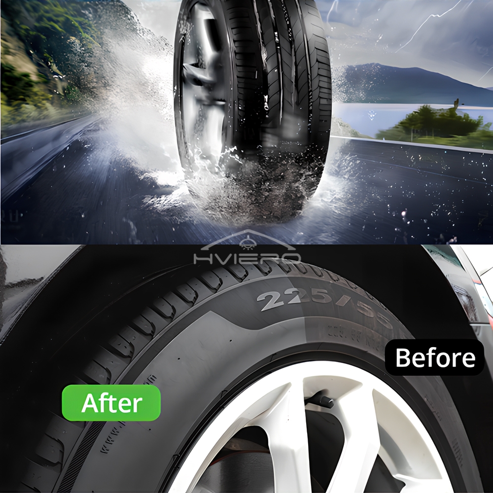 Tyre Gloss HVIERO S22 Tire Coa - Tire Shine Spray Sealant review and price