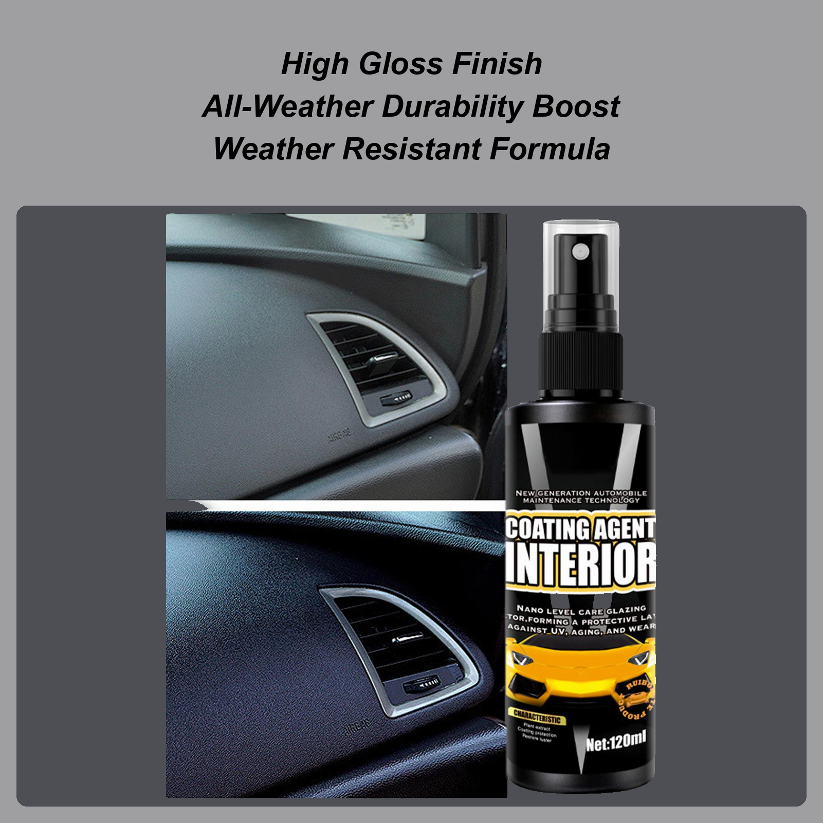 Interior Detailer Spray 120ml  - Seat Cleaner Fabric review and price