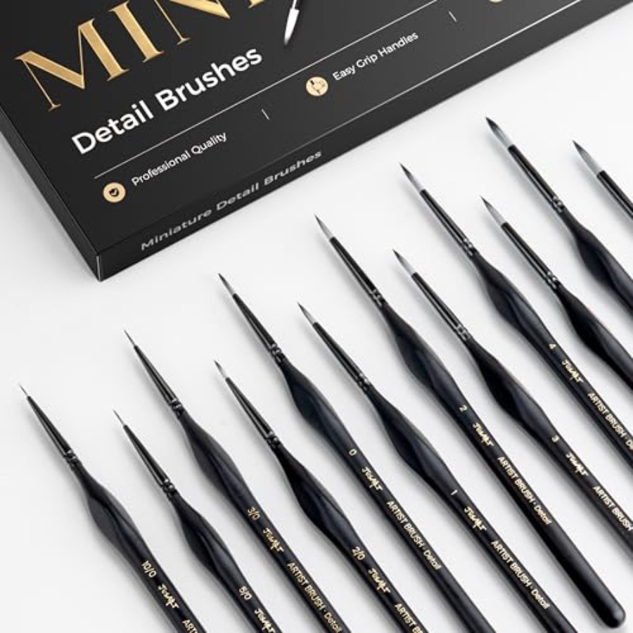 Detail Paint Brushes Set, 12 P - Detailing Brush Set review and price