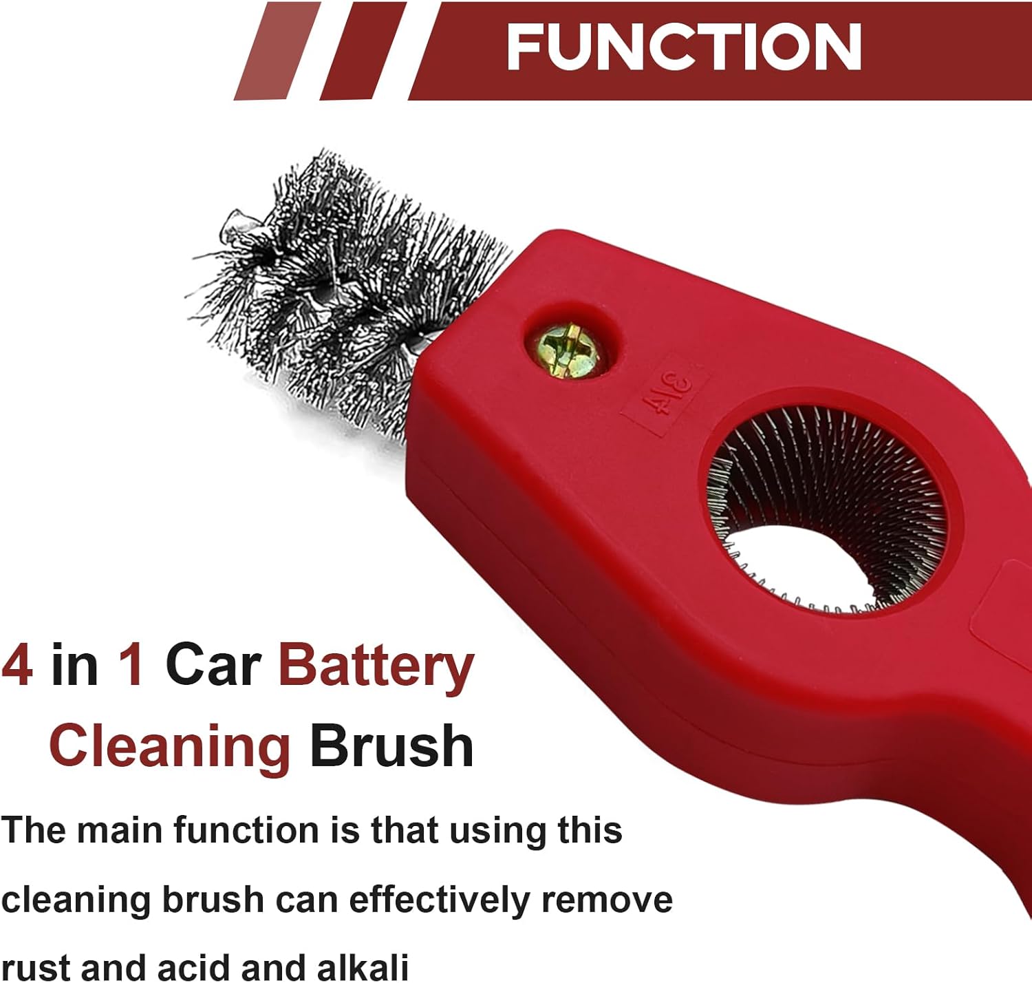 4 in 1 Car Battery Terminal Cl - Car Cleaning Brush review and price