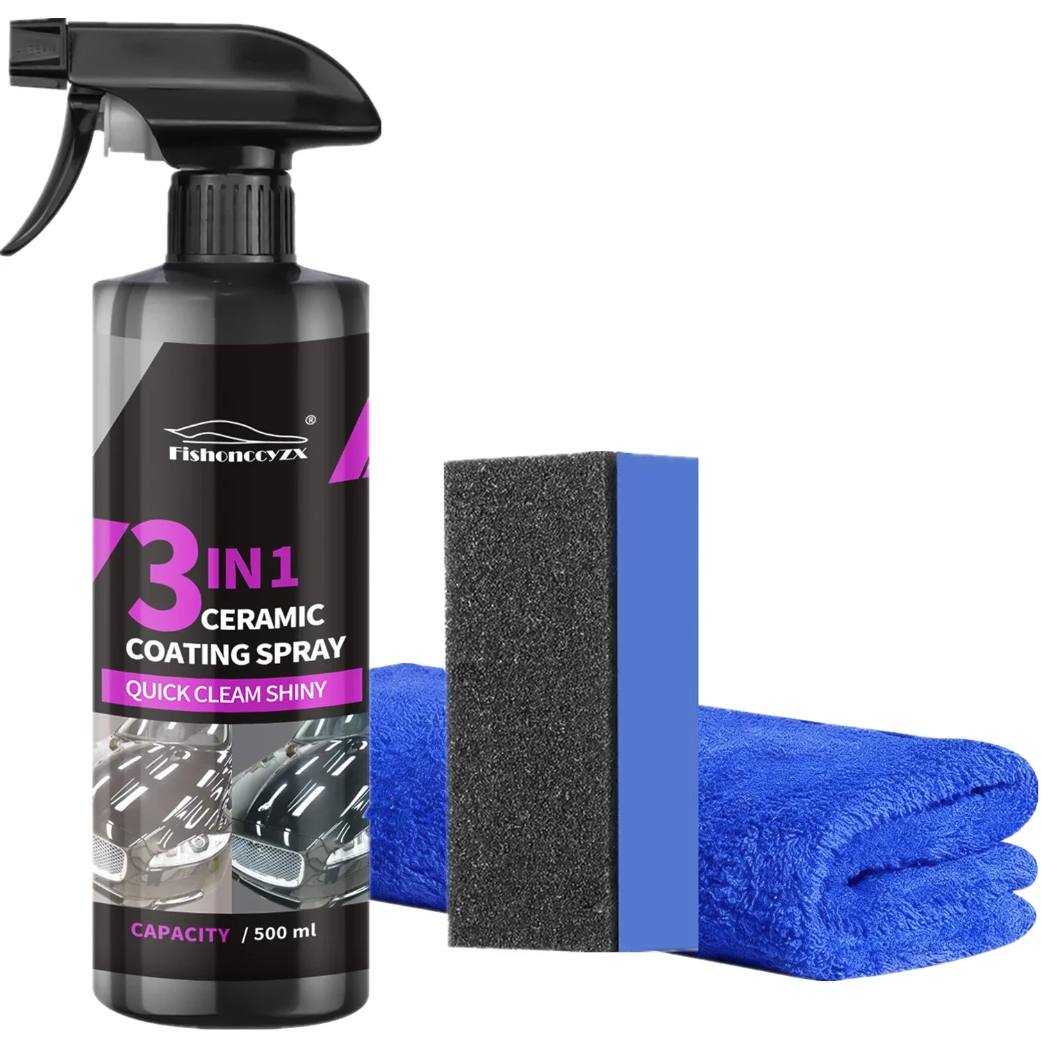 3 in 1 Car Ceramic Liquid Coat - Car Wax Ceramic Coating review and price